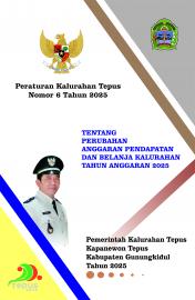 Perubahan Anggaran Pendapatan dan Belanja Kalurahan Tepus Tahun Anggaran 2025